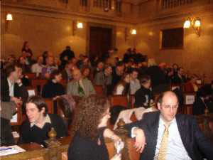 Public gallery in courtroom