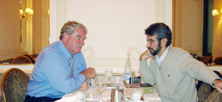 David Irving with Constantine Kokorogiannis