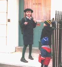 Jessica arrives at school