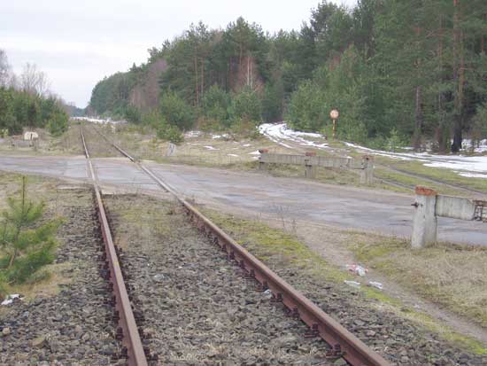 Raioroad spur to Treblinka