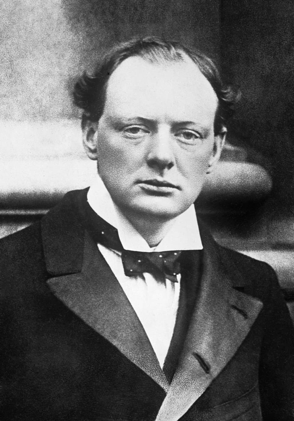 Winston Churchill photographed as a Member of Parliament in 1904