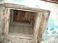hole in ceiling
