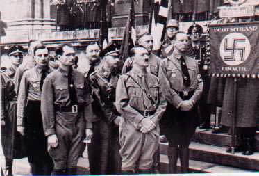 Hessm, Himmler, Hitler, Schaub