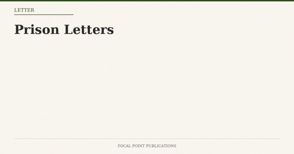 Prison Letters