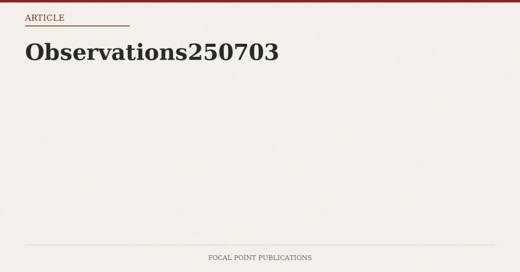 Observations250703