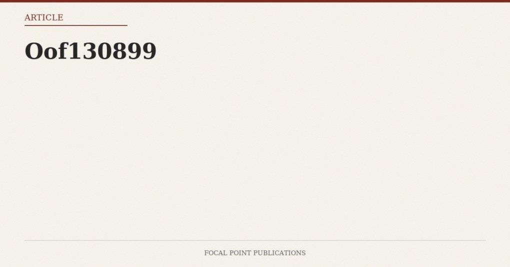Oof130899