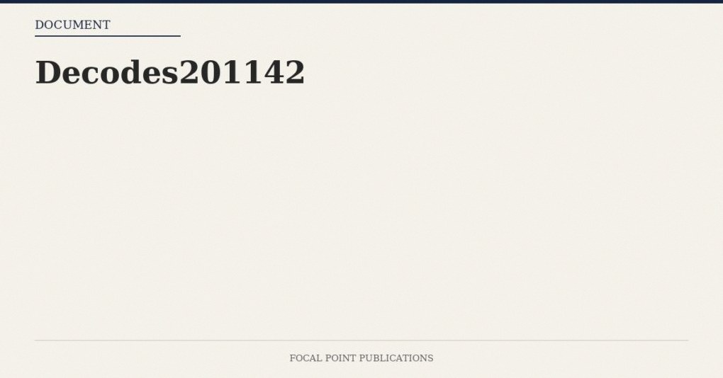 Decodes201142