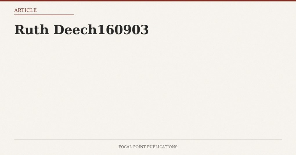 Ruth Deech160903