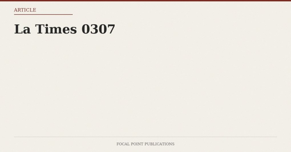 La Times 0307