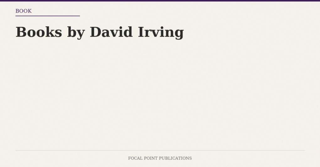 Books by David Irving