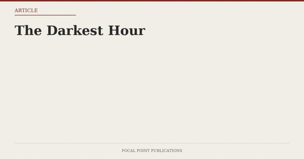The Darkest Hour