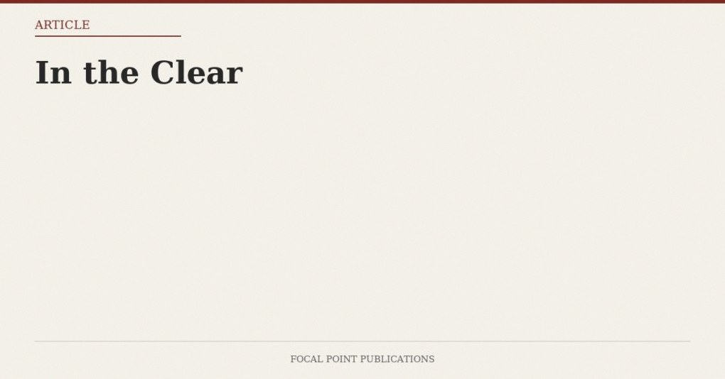 In the Clear