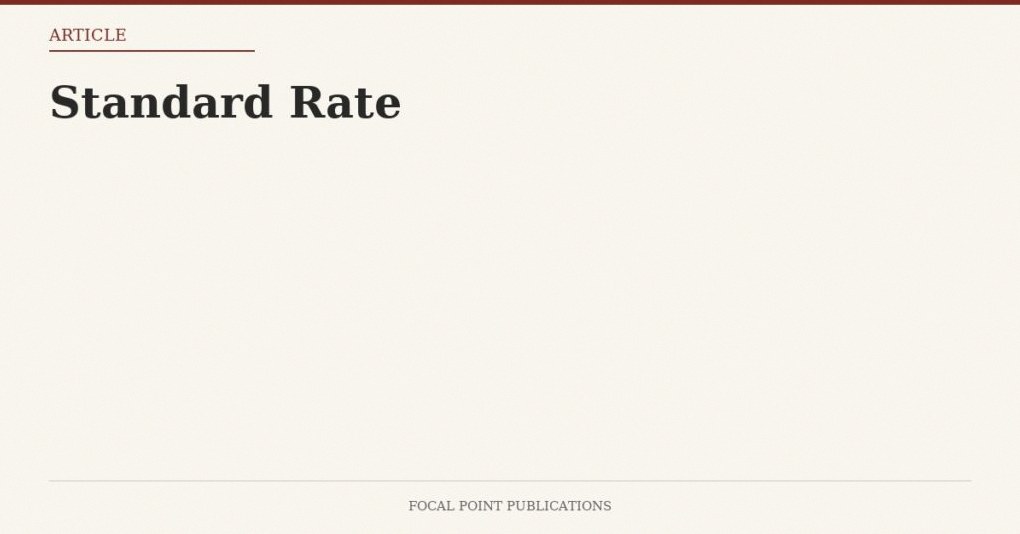 Standard Rate