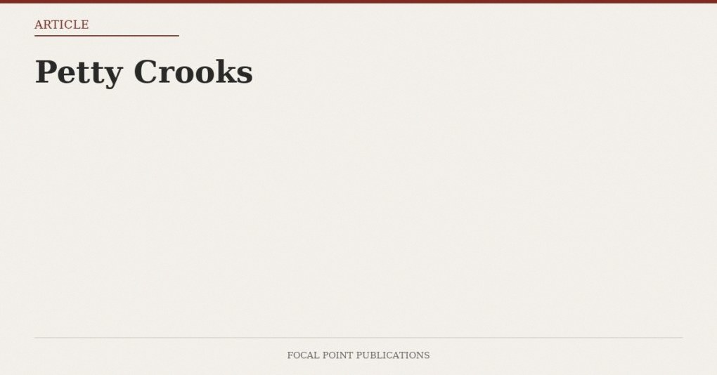 Petty Crooks