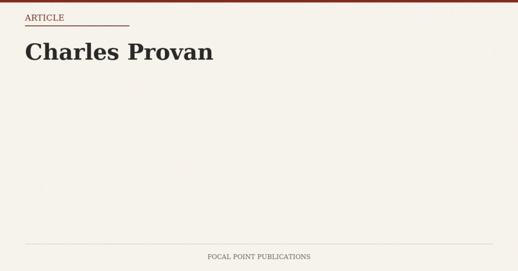Charles Provan