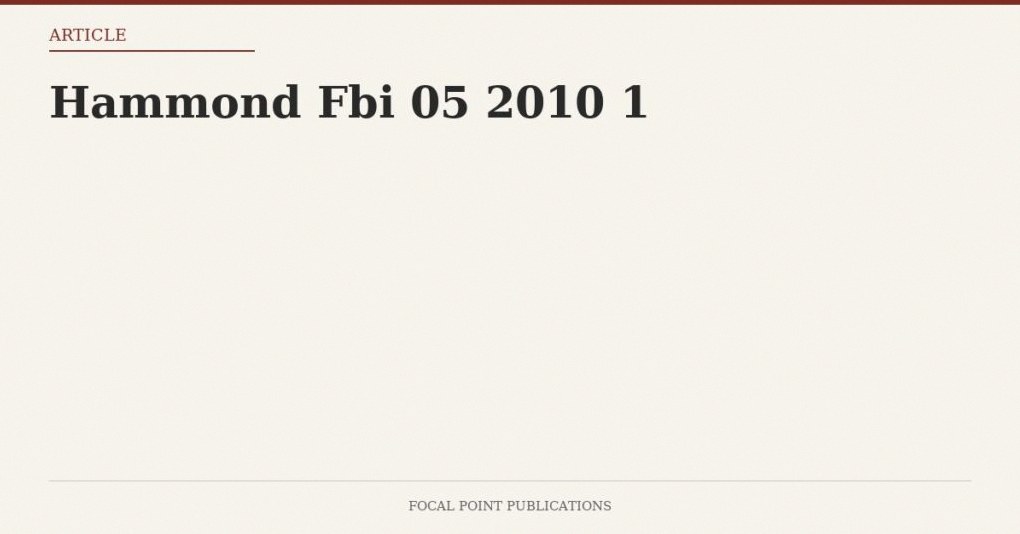 Hammond Fbi 05 2010 1