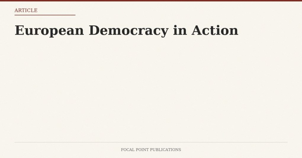European Democracy in Action