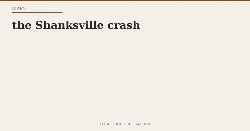 the Shanksville crash