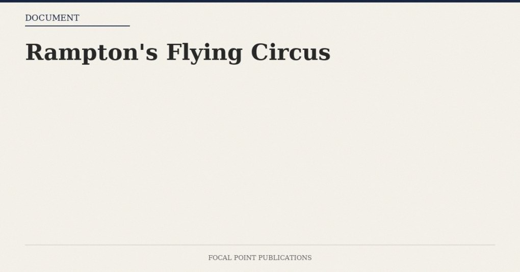 Rampton’s Flying Circus