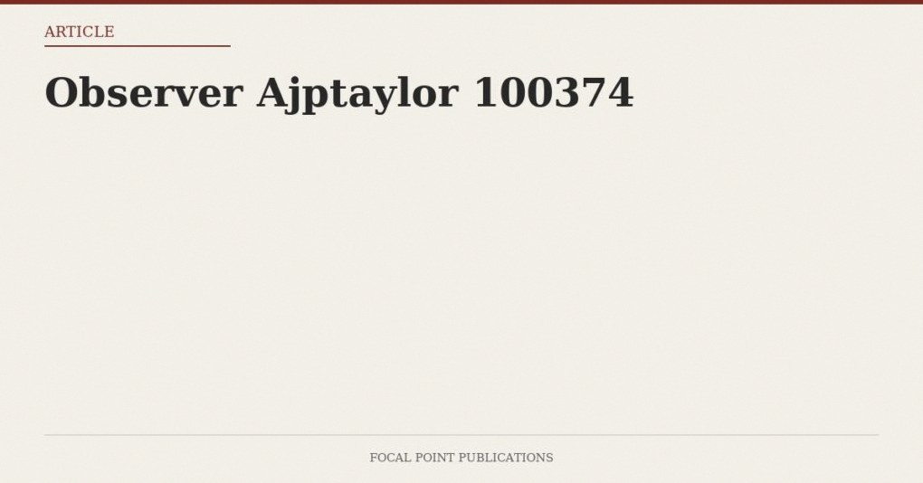 Observer Ajptaylor 100374