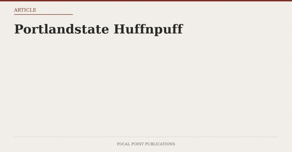 Portlandstate Huffnpuff