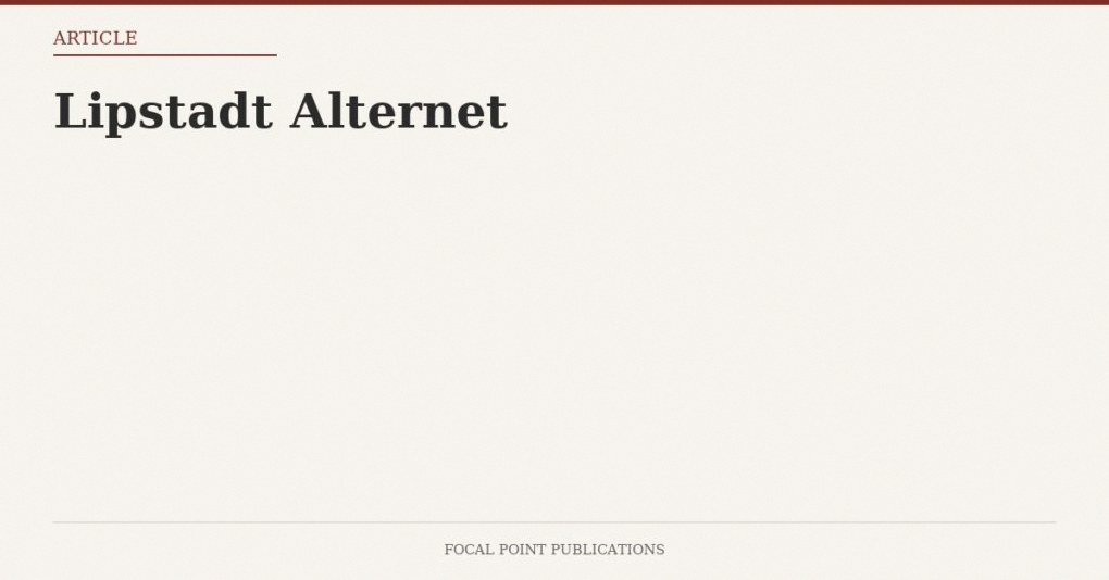 Lipstadt Alternet