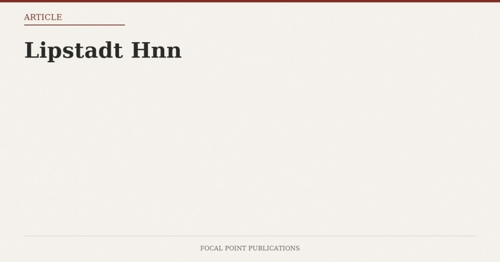 Lipstadt Hnn