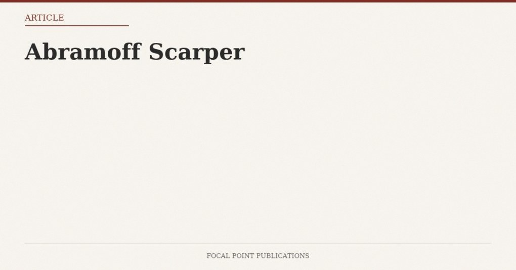 Abramoff Scarper