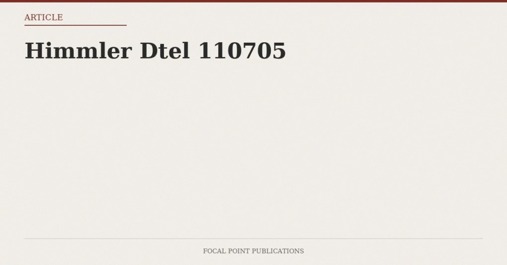 Himmler Dtel 110705