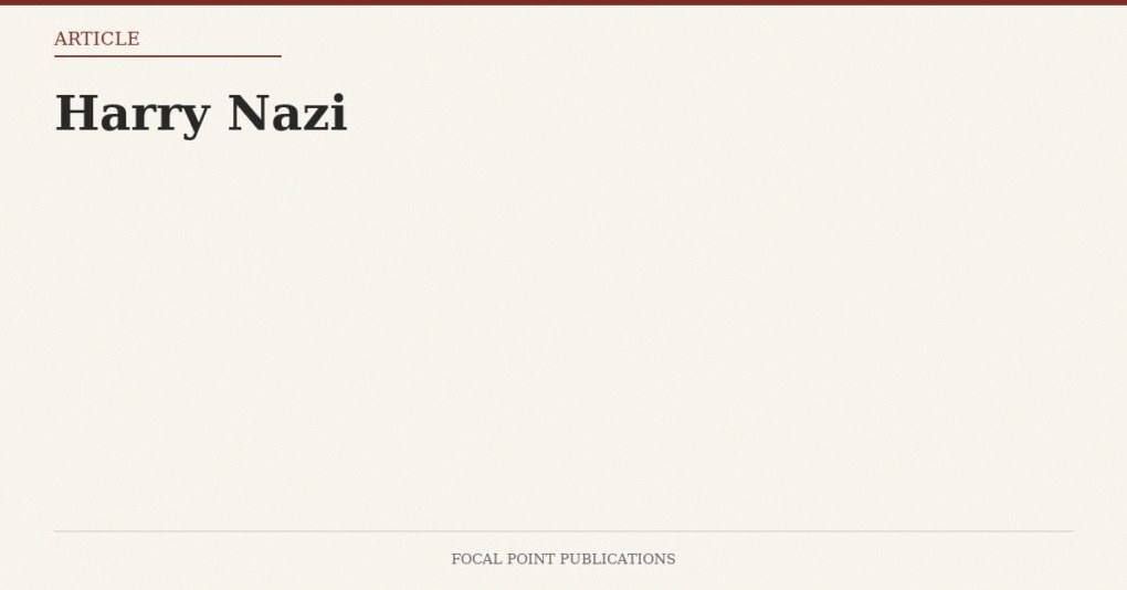 Harry Nazi