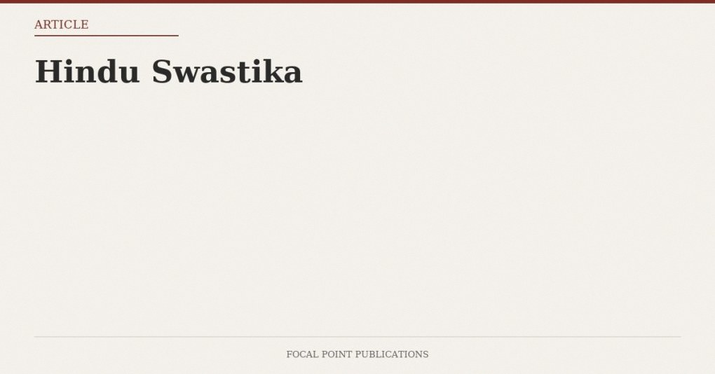 Hindu Swastika