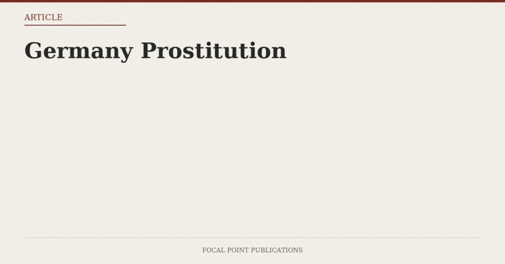 Germany Prostitution