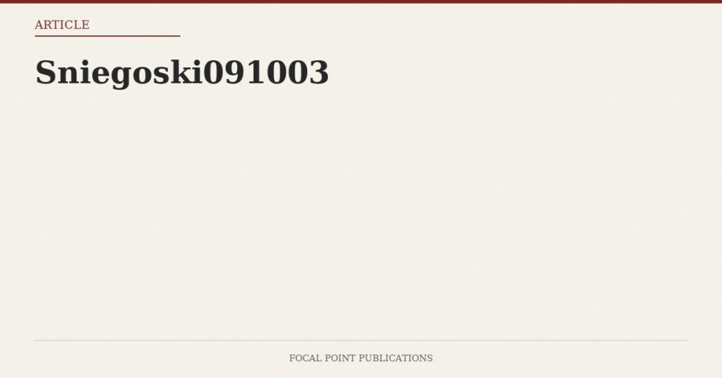 Sniegoski091003