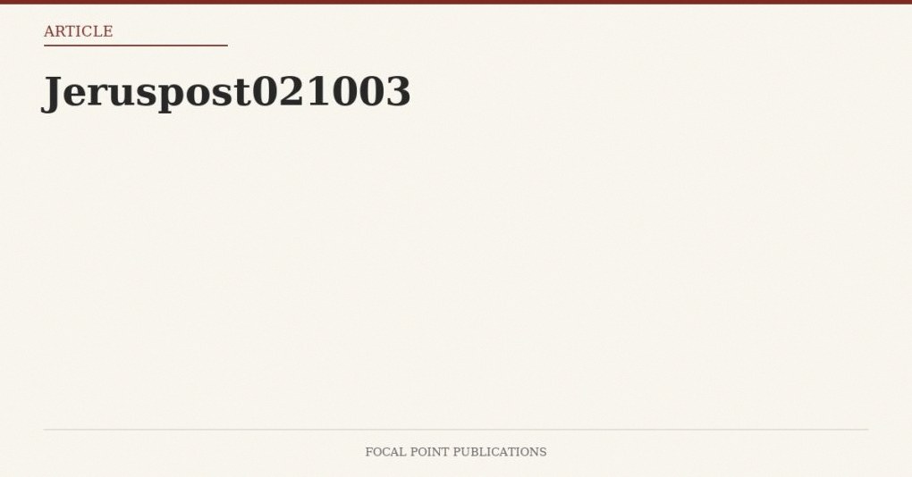 Jeruspost021003