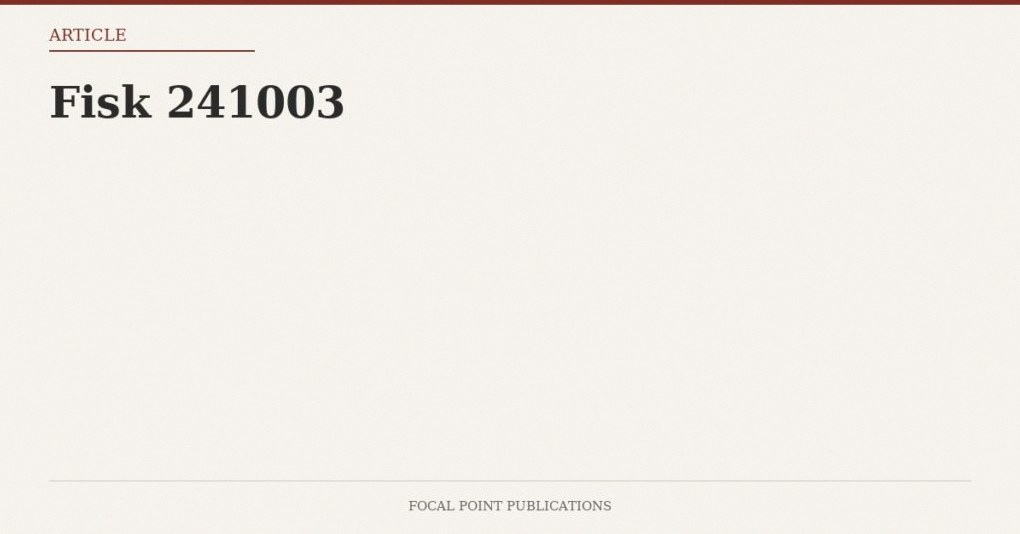 Fisk 241003