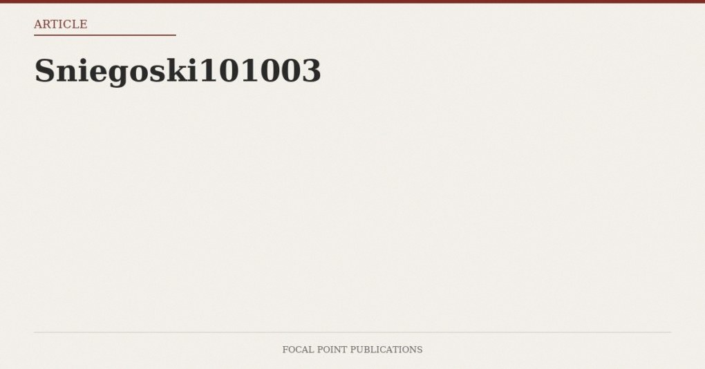 Sniegoski101003