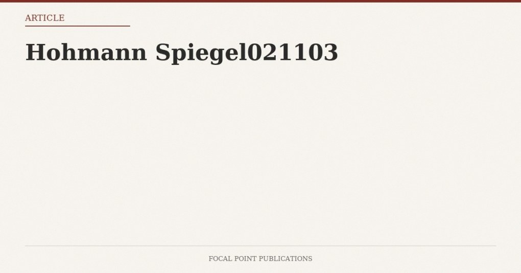 Hohmann Spiegel021103