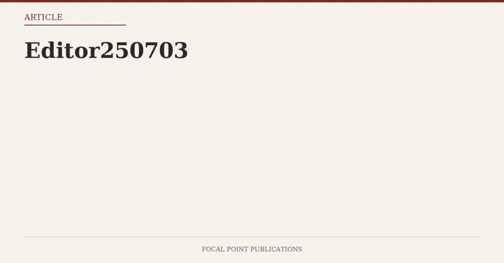 Editor250703