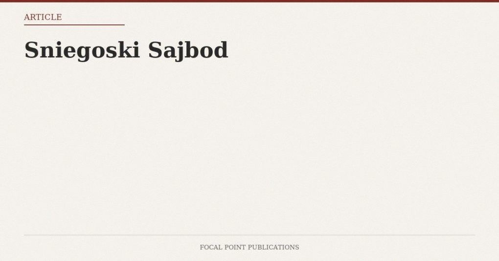 Sniegoski Sajbod