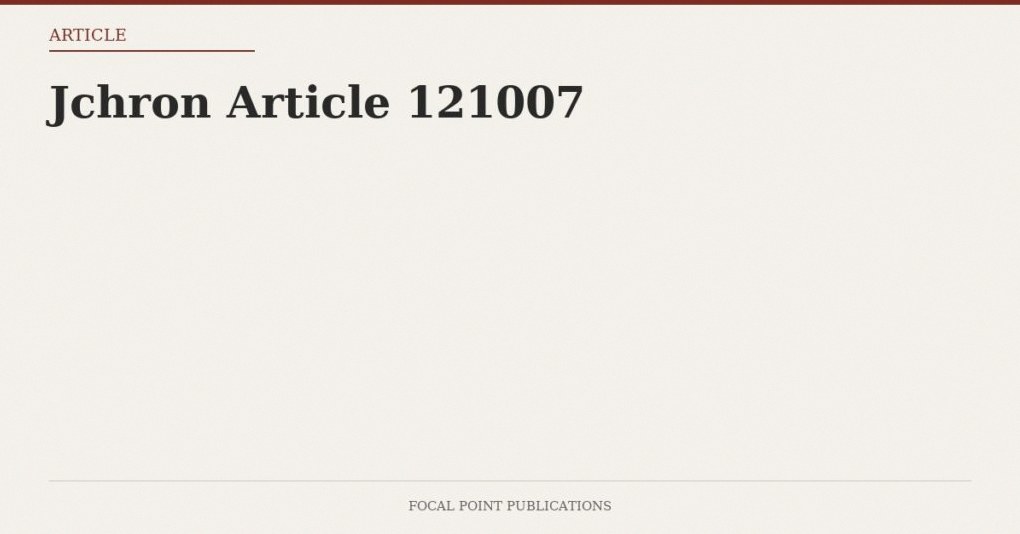 Jchron Article 121007