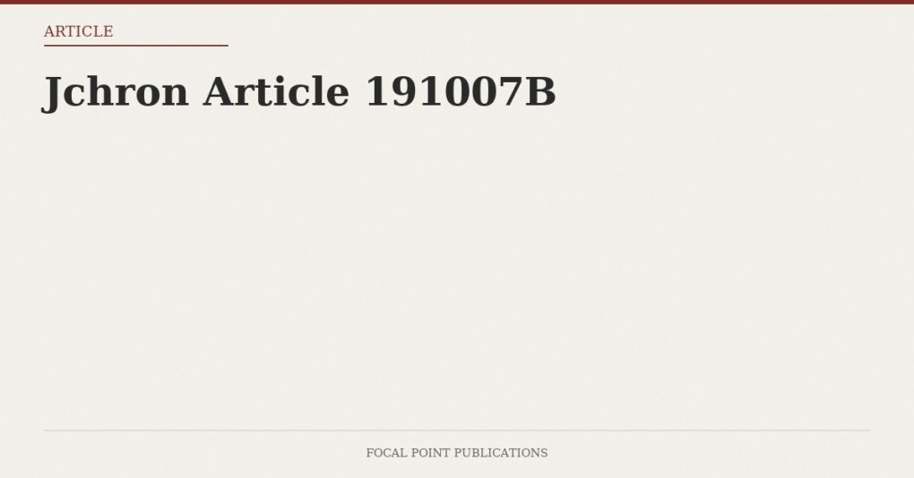 Jchron Article 191007B