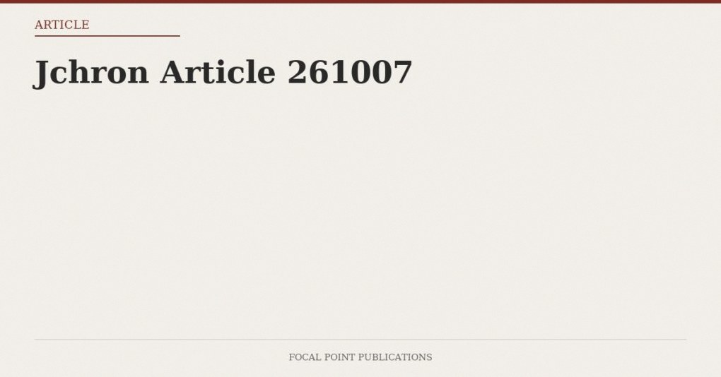 Jchron Article 261007