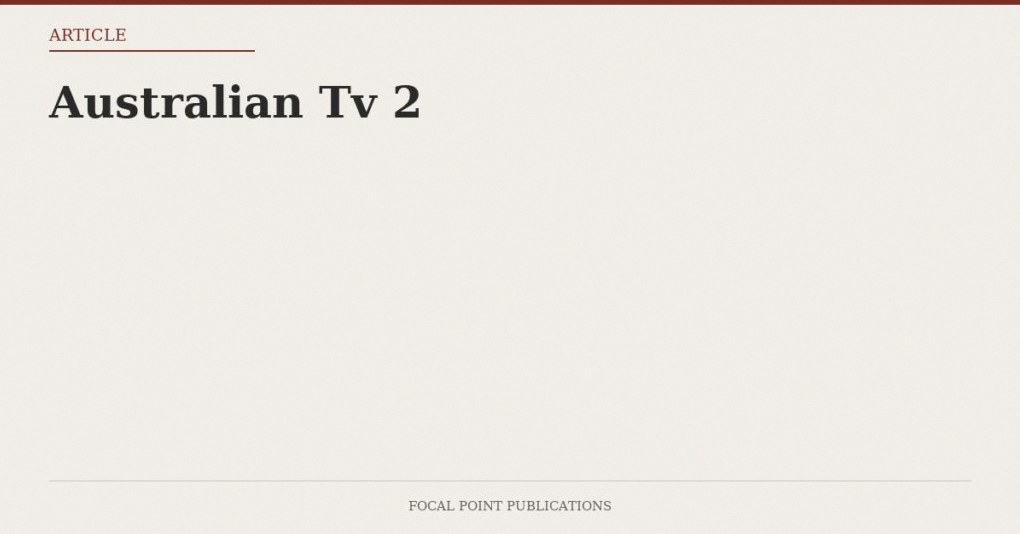 Australian Tv 2