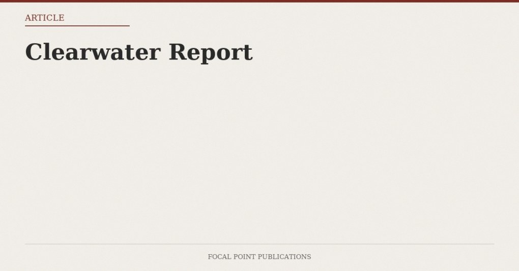 Clearwater Report