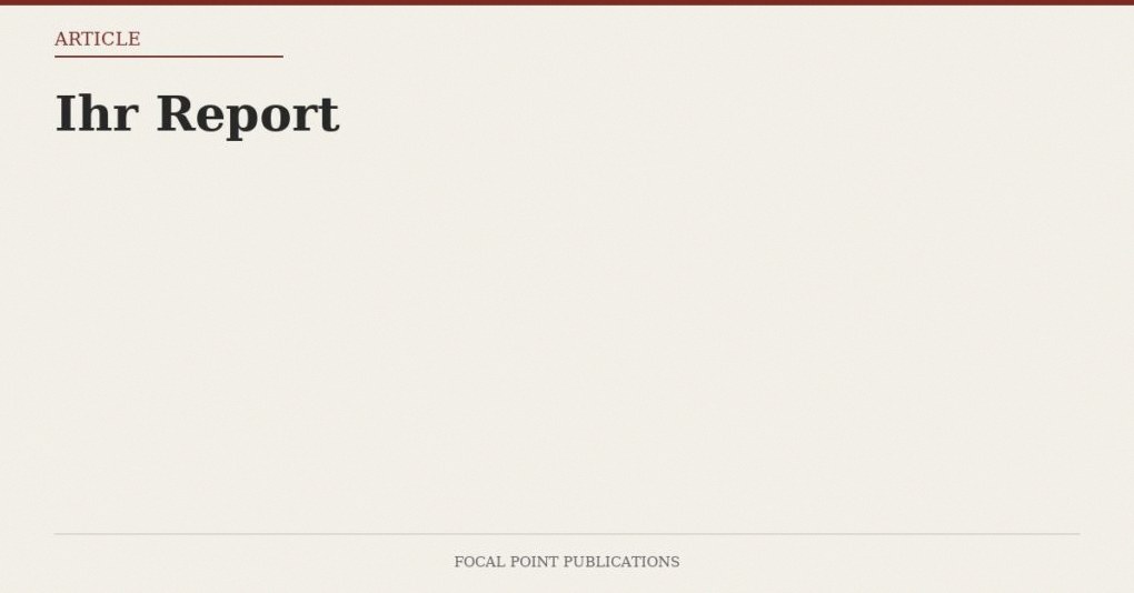 Ihr Report