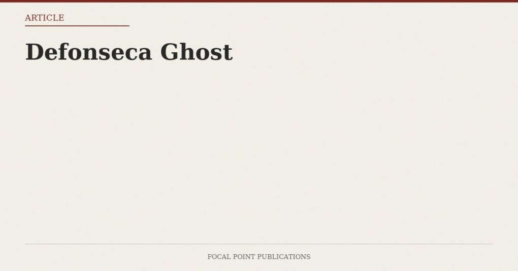 Defonseca Ghost