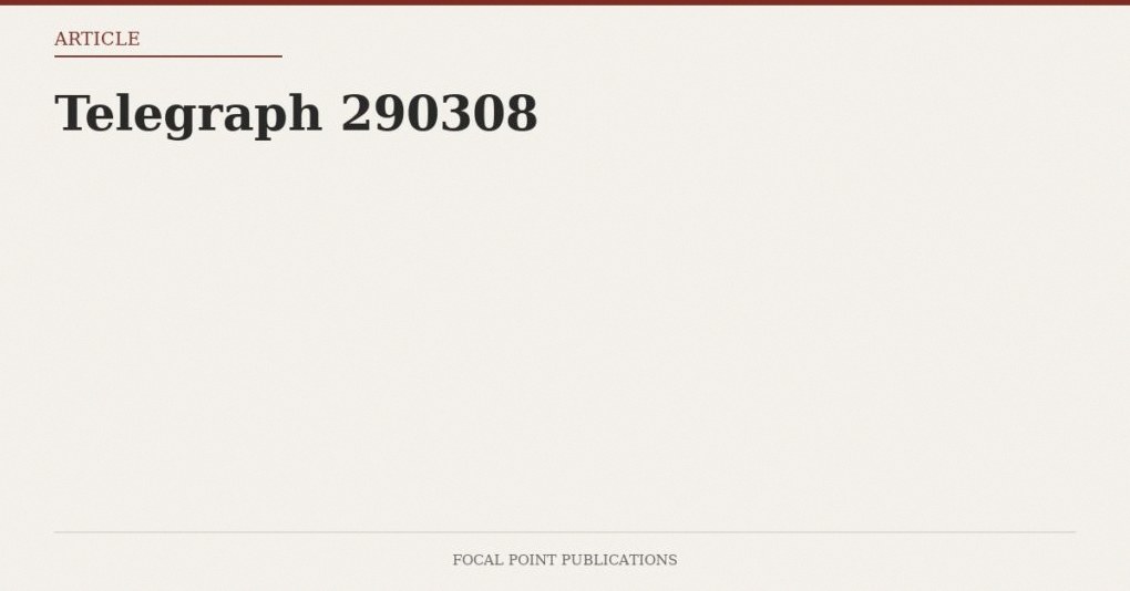 Telegraph 290308