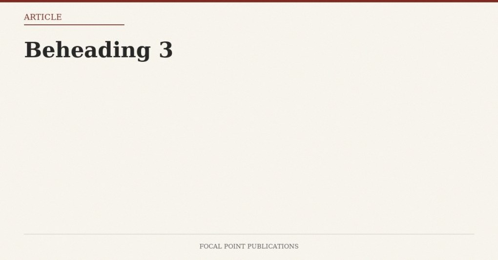 Beheading 3