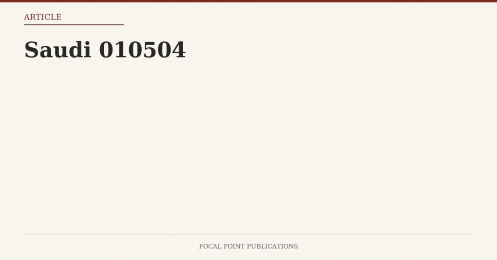 Saudi 010504