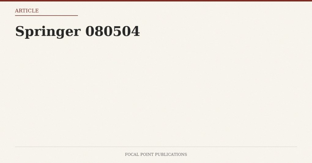 Springer 080504